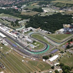 Formula 1 Hungarian Grand Prix Bird-Eye View of the Track