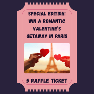 ️ Win a Romantic Valentine’s Getaway in Paris for Two 5 Raffle Ticket ️ ...