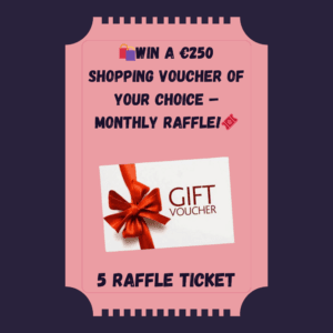 Monthly raffle for shopping voucher