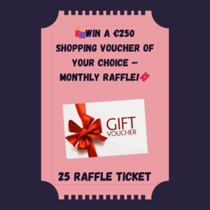 Monthly raffle for shopping voucher